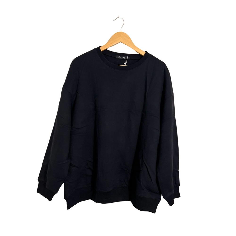 Classic Black Crewneck Sweater